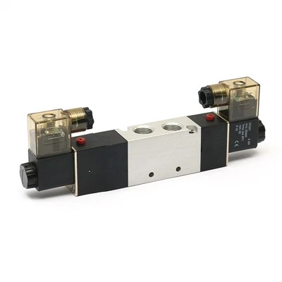 5 ffordd 3 sefyllfa caeedig falf solenoid ganolfan